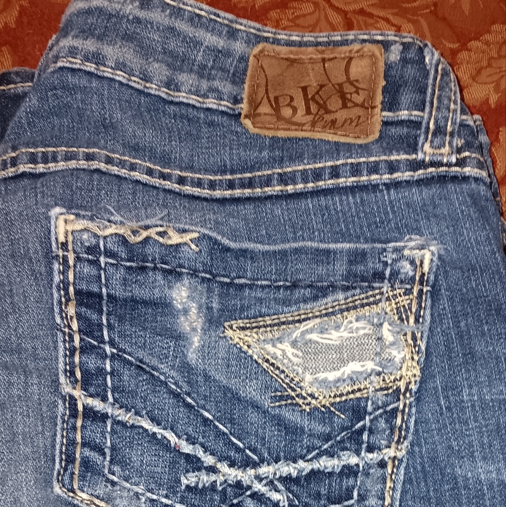 BKE Women's Boot Cut Jeans - Blue
